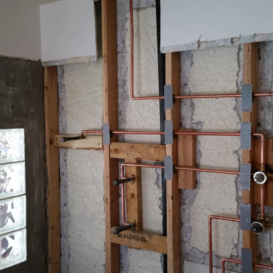 Copper pipe installation for Repiping in Dracut
